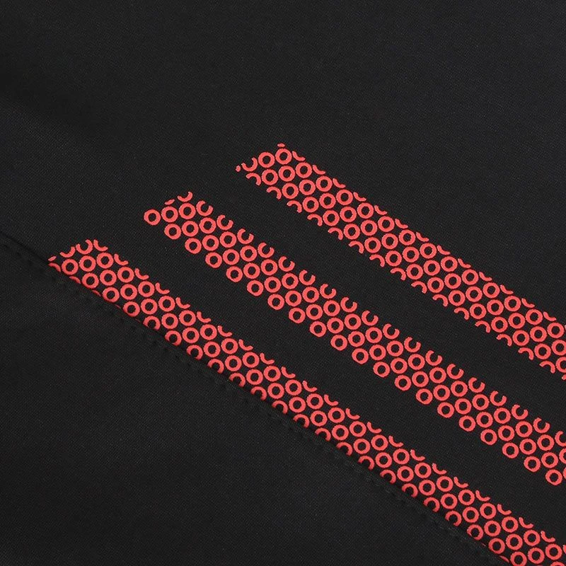 Men's Pluto Brushed Skinny Tracksuit Bottoms Black / Red 6 Men's Pluto Brushed Skinny Tracksuit Bottoms Black / Red - Image 6