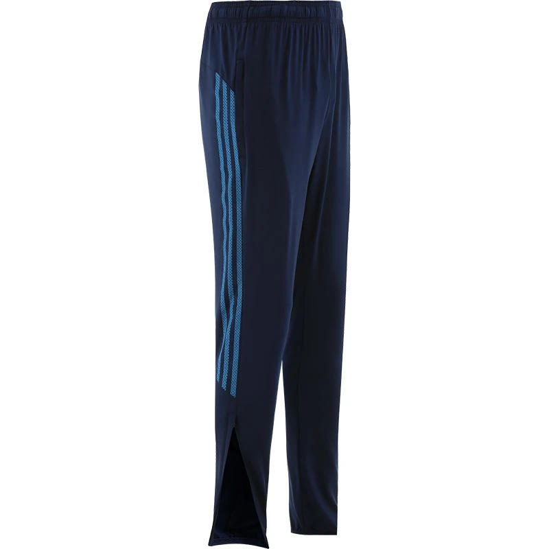 Men's Pluto Brushed Skinny Tracksuit Bottoms Marine / Blue 2 Men's Pluto Brushed Skinny Tracksuit Bottoms Marine / Blue - Image 2