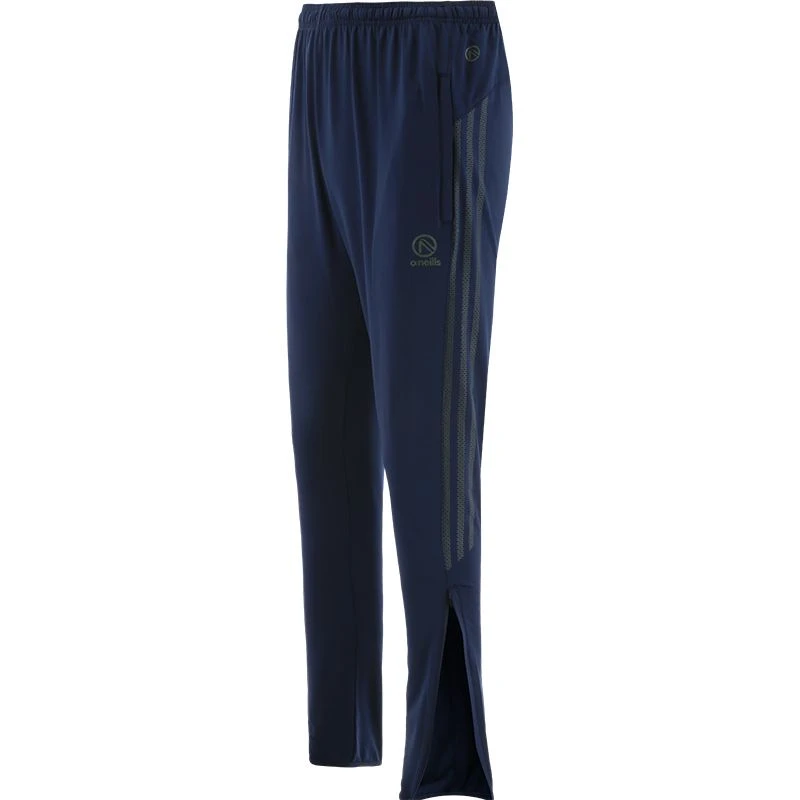 Men's Pluto Brushed Skinny Tracksuit Bottoms Marine / Green 1 Men's Pluto Brushed Skinny Tracksuit Bottoms Marine / Green