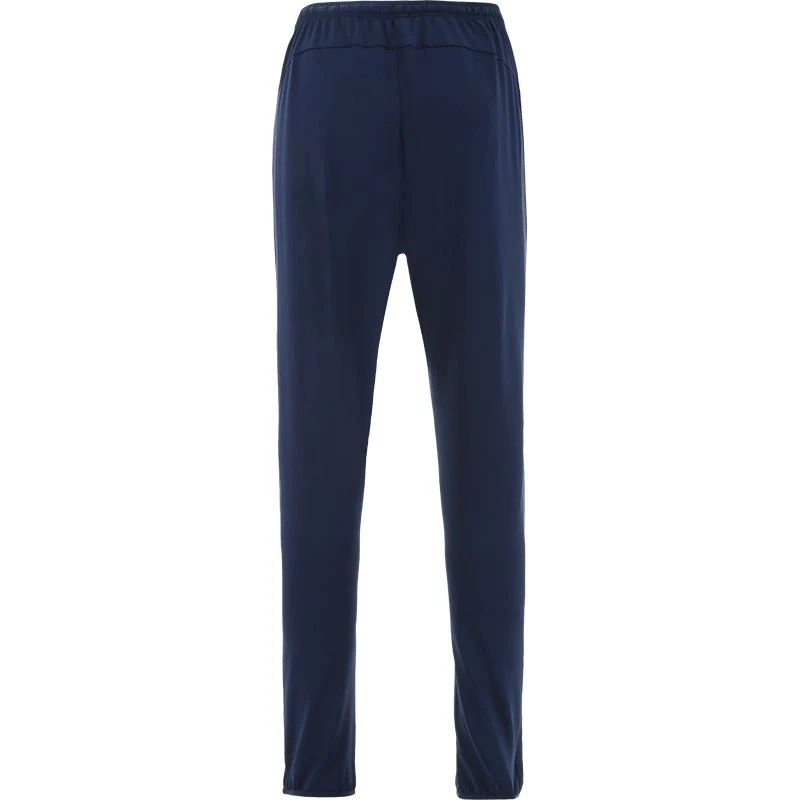 Men's Pluto Brushed Skinny Tracksuit Bottoms Marine / Green 3 Men's Pluto Brushed Skinny Tracksuit Bottoms Marine / Green - Image 3