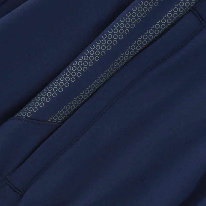 Men's Pluto Brushed Skinny Tracksuit Bottoms Marine / Green 5 Men's Pluto Brushed Skinny Tracksuit Bottoms Marine / Green - Image 5