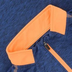 Men's Pluto Brushed Half Zip Marine / Orange -Canter Sport Clothing Shop plut 184 2 gen meorxx adlt p4 3