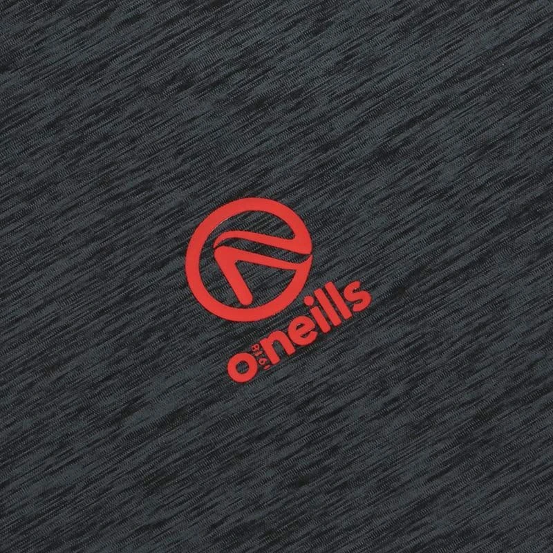 Men's Pluto Brushed Half Zip Top Black / Red 3 Men's Pluto Brushed Half Zip Top Black / Red - Image 3