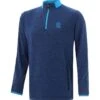 Men's Pluto Brushed Half Zip Marine / Blue