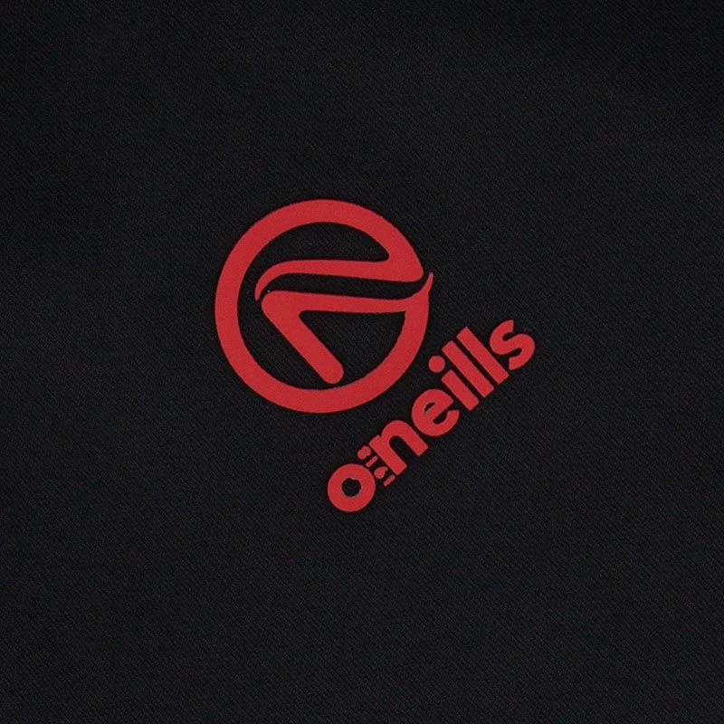 Men's Pluto Hybrid Half Zip Top Black / Red 3 Men's Pluto Hybrid Half Zip Top Black / Red - Image 3