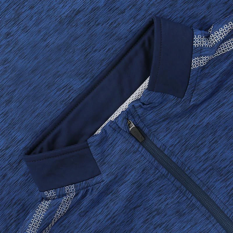 Men's Pluto Brushed Half Zip Top Marine / Silver 6 Men's Pluto Brushed Half Zip Top Marine / Silver - Image 6