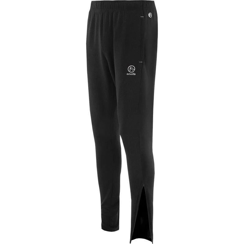 Men's Pluto Hybrid Skinny Tracksuit Bottoms Black / Silver 1 Men's Pluto Hybrid Skinny Tracksuit Bottoms Black / Silver