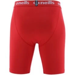 Men's Pro Body III Poly Elastane Shorts Red / Silver -Canter Sport Clothing Shop pro body 053 poly elastane shorts red slv 3