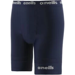 Men's Pro Body Base Layer Compression Shorts Marine / Silver