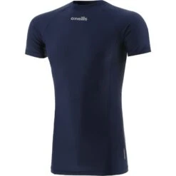 Men's Pro Body Base Layer Compression T-Shirt Marine / Silver