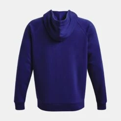 Under Armour Men's Rival Fleece Full Zip Hoodie Sonar Blue / Onyx White -Canter Sport Clothing Shop ps1357111 468 hb