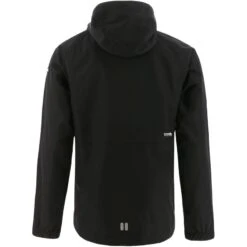 Men’s Rio Hooded Rain Jacket Black / Grey / White -Canter Sport Clothing Shop rio 133 hooded woven fz jkt blk dgy wht 2