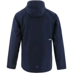 Men's Rio Hooded Rain Jacket Marine / Royal -Canter Sport Clothing Shop rio 133 hooded woven fz jkt mar mar roy 2