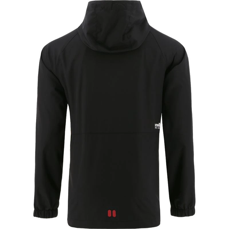 Men's Rio Hooded Rain Jacket Black / Grey / Red 3 Men's Rio Hooded Rain Jacket Black / Grey / Red - Image 3