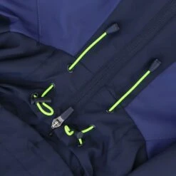 Men's Rio Hooded Rain Jacket Marine / Green -Canter Sport Clothing Shop riox 133 0 gen memegn adlt p4 1