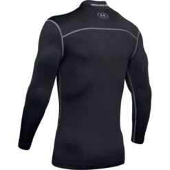 Under Armour Men's UA ColdGear® Armour Compression Mock Baselayer Black / Steel -Canter Sport Clothing Shop s7.ps1265648 001 hb