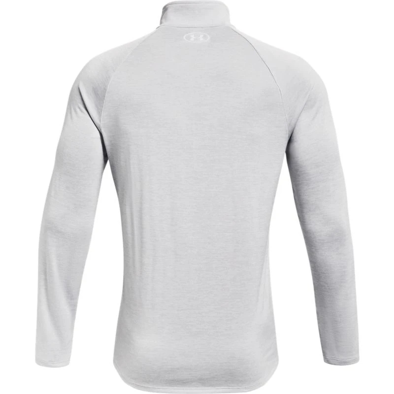 Under Armour Men's Tech™ Half Zip Top Halo Gray / White 2 Under Armour Men's Tech™ Half Zip Top Halo Gray / White - Image 2