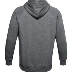 Under Armour Men's UA Rival Fleece Hoodie Pitch Grey Light Heather / Onyx White -Canter Sport Clothing Shop s7.ps1357092 012 hb