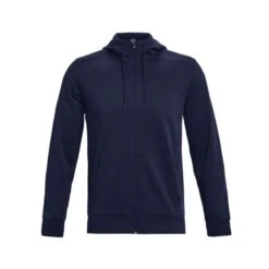 Under Armour Men's Fleece® Full-Zip Hoodie Midnight Navy / Black -Canter Sport Clothing Shop s7.ps1373357 410 hf