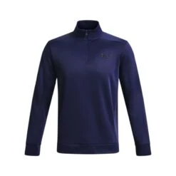 Under Armour Men's Fleece® ¼ Zip Midnight Navy / Black -Canter Sport Clothing Shop s7.ps1373358 410 hf