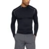 Under Armour Men's UA ColdGear® Armour Compression Mock Baselayer Black / Steel