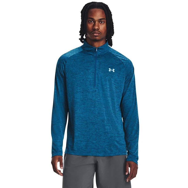 Under Armour Men's Tech™ ½ Zip Top Varsity Blue / Cosmic Blue / Blizzard 1 Under Armour Men's Tech™ ½ Zip Top Varsity Blue / Cosmic Blue / Blizzard