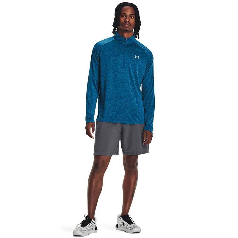 Under Armour Men's Tech™ ½ Zip Top Varsity Blue / Cosmic Blue / Blizzard 3 Under Armour Men's Tech™ ½ Zip Top Varsity Blue / Cosmic Blue / Blizzard - Image 3