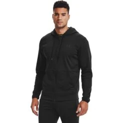 Under Armour Men's Armour Fleece® Full Zip Hoodie Black