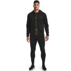 Under Armour Men's Armour Fleece® Full Zip Hoodie Black -Canter Sport Clothing Shop s7.v5 1357110 001 fsf