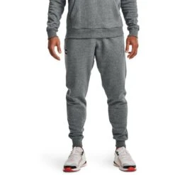 Under Armour Men's Rival Fleece Joggers Pitch Gray Light Heather / Onyx White