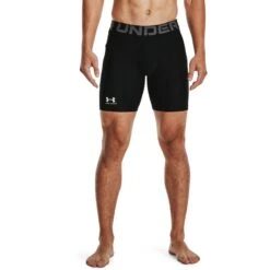 Under Armour Men's HeatGear® Armour Compression Shorts Black / White