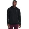 Under Armour Men's Armour Terry Hoodie Black / White