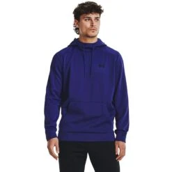 Under Armour Men's Armour Fleece® Hoodie Sonar Blue / Black