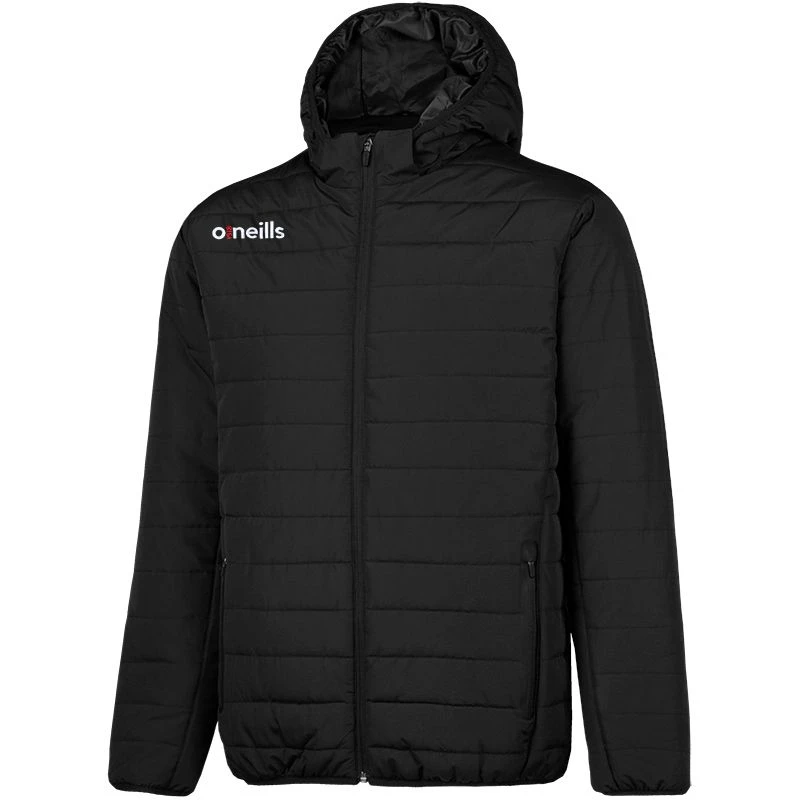 Men's Solar Hooded Padded Jacket Black 1 Men's Solar Hooded Padded Jacket Black