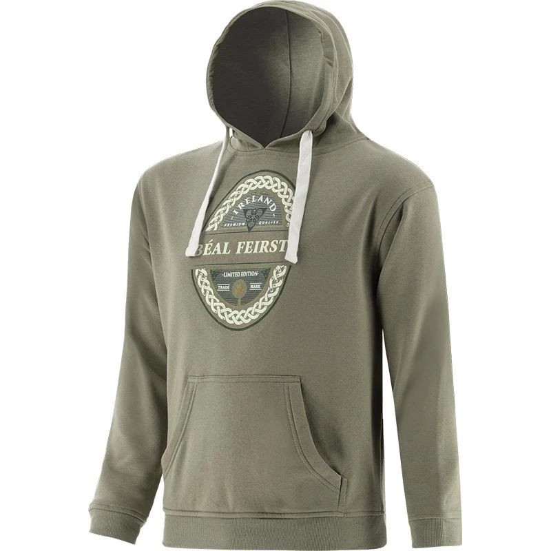 Trad Craft Men's Béal Feirste Classic Hoodie Sand 1 Trad Craft Men's Béal Feirste Classic Hoodie Sand