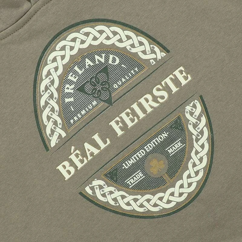 Trad Craft Men's Béal Feirste Classic Hoodie Sand 3 Trad Craft Men's Béal Feirste Classic Hoodie Sand - Image 3