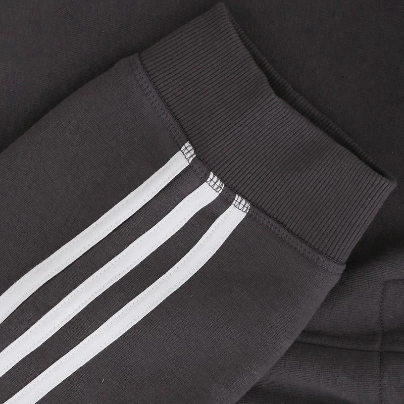 Men's Trigger Fleece Skinny Tracksuit Bottoms Dark Grey / White 4 Men's Trigger Fleece Skinny Tracksuit Bottoms Dark Grey / White - Image 4