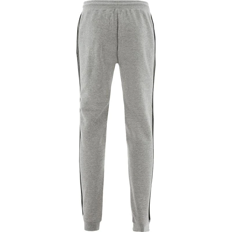 Men's Trigger Fleece Skinny Tracksuit Bottoms Grey 4 Men's Trigger Fleece Skinny Tracksuit Bottoms Grey - Image 4