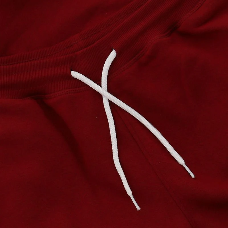 Men's Trigger Fleece Skinny Tracksuit Bottoms Maroon 5 Men's Trigger Fleece Skinny Tracksuit Bottoms Maroon - Image 5