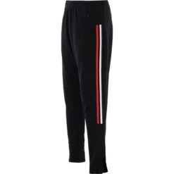 Men's Tuscan Squad Skinny Tracksuit Bottoms Black / Red / White -Canter Sport Clothing Shop tusc 036 2 gen bkrdwh adlt p 2