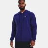 Under Armour Men's Rival Fleece Full Zip Hoodie Sonar Blue / Onyx White