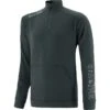 Men's Zack Half Zip Top Dark Grey / Silver