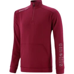 Men's Zack Half Zip Top Red / Silver